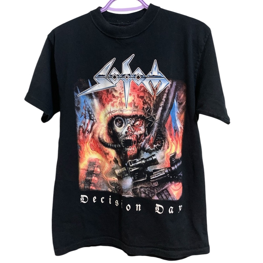 Vintage Sodom Decision Day T-Shirt Size Large Made In Columbia Black World Tag